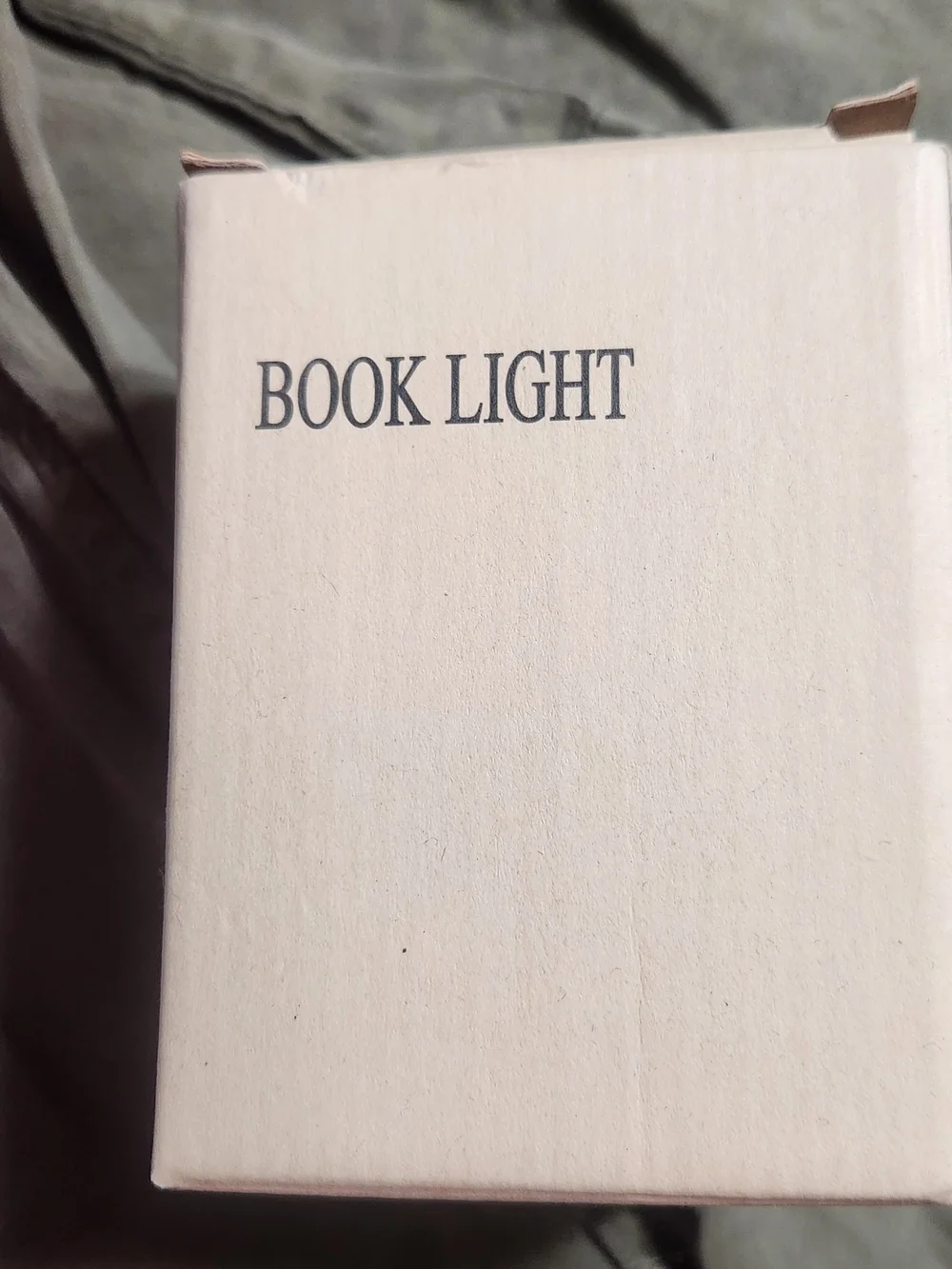 BOOK LIGHT - Neutral Cream Reading Light